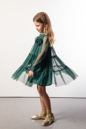 COCCODRILLO kleita, zaļa, ZC5128105EJG-011-152, 152 cm 