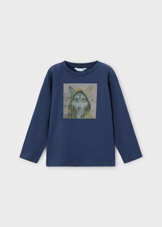 MAYORAL t-krekls ar garām piedurknēm, blue, 4.081-75, 10 cm 