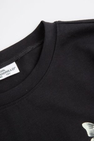 COCCODRILLO t-krekls RAVE GIRL JUNIOR, melns, ZC5143101RGJ-021-128, 128 cm 