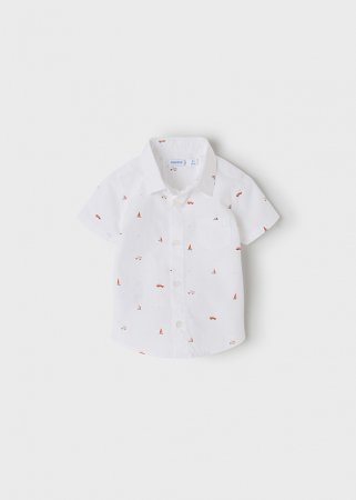 MAYORAL krekls ar īsam piedurknēm 3E, balts, 92 cm, 1114-68 1114-68 9