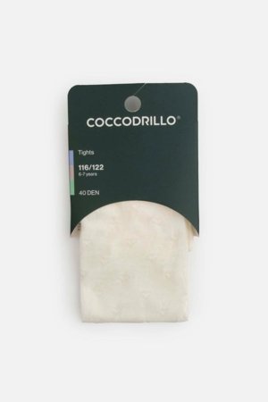 COCCODRILLO zeķubikses, krēmkrāsas, WC6380304TMC-003-116, 116/122 izmērs 