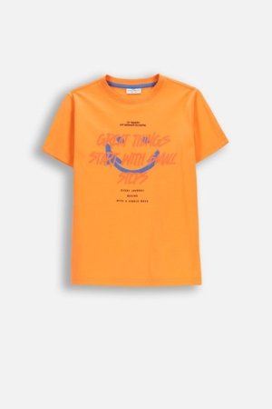 COCCODRILLO t-krekls ar īsam piedurknēm, oranži, WC6143203RBJ-006-134, 134 cm 