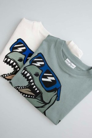 COCCODRILLO t-krekls ar īsam piedurknēm, smilšu krāsa, cm 