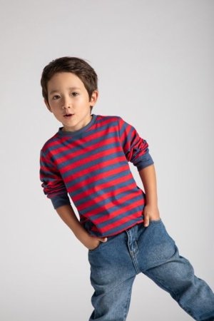 MOKIDA t-krekls MOKIDA COLLECTION BOY, zils, ZM5143103MCB-015-146, 146 cm