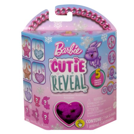 BARBIE Cutie Reveal Holiday Fun purse  assort., HKR33 HKR33