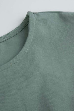 COCCODRILLO kleita ar garām piedurknēm, zaļa, WC6129101RGJ-011-128, 128 cm 