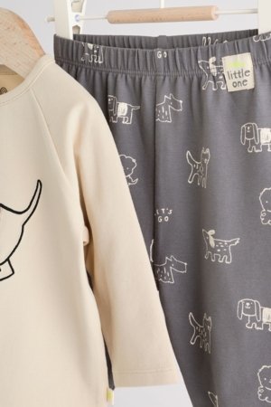 NEXT t-krekls un legingi, F14611, 62-68 cm 