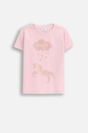 COCCODRILLO t-krekls EVERYDAY GIRL A, rozā, cm
