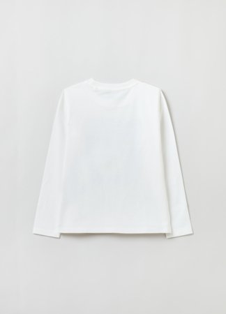OVS GIRL3-10Y T-SHIRTS L/S 2H 5-6 WHITE 001904632 