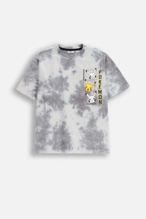 COCCODRILLO krekls ar īsām piedurknēm LICENCE BOY, pelēks, WC5143215LBD-019-164, 164 cm 