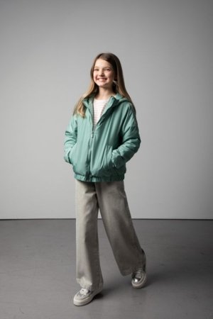 COCCODRILLO jaka, zaļa, WC6152704OGJ-027-164, 164 cm 