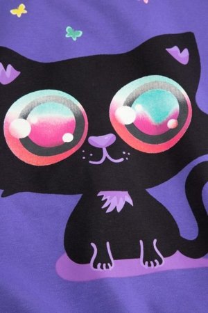 COCCODRILLO t-krekls RAVE GIRL KIDS, violeta, cm 