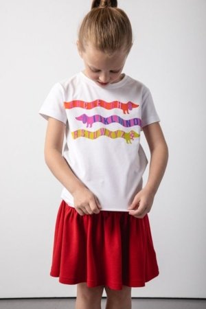 COCCODRILLO svārki ACADEMY GIRL KIDS, sarkans, cm 