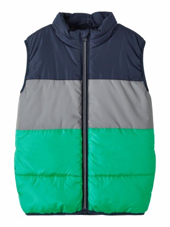 NAME IT veste MYLANE, tumši zila/zaļa, 13211842 13211842