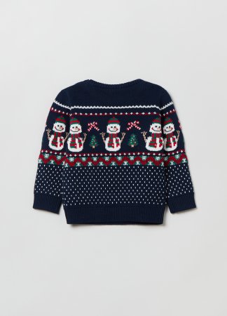 OVS BOY9-36M TRICOT 2H 30-36 BLUE 001916272