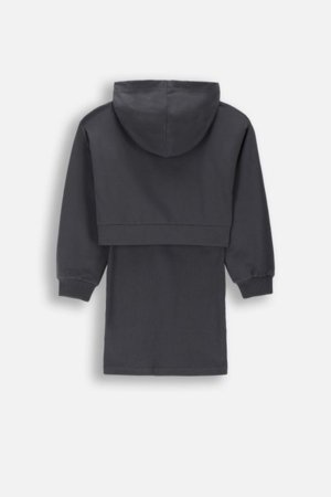 COCCODRILLO kleita ar garām piedurknēm, pelēka, WC6129102HGJ-020-128, 128 cm 