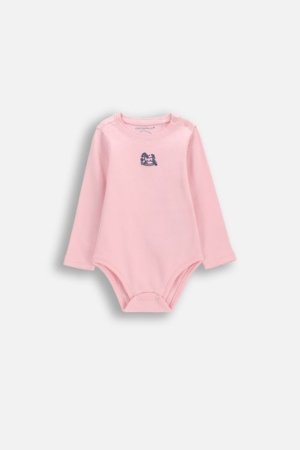 COCCODRILLO bodijs ar garām piedurknēm, rozā, izmērs 