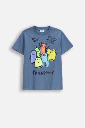 COCCODRILLO t-krekls ar īsam piedurknēm, zili, WC6143211VBA-014-122, 122 cm 