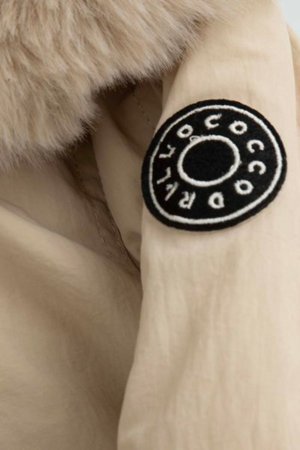 COCCODRILLO jakete OUTERWEAR GIRL JUNIOR, krēmveida, cm