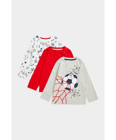 MOTHERCARE t-krekls ar garām piedurknēm, 3 gab., CB021 607427