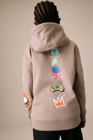 NEXT džemperis ar kapuci, F19705, 116 cm 