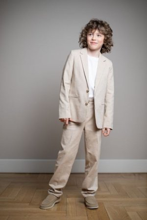 COCCODRILLO bikses, pelēki, cm 