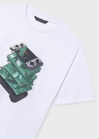 MAYORAL t-krekls ar īsam piedurknēm, white, 6.033-19, 157  cm 