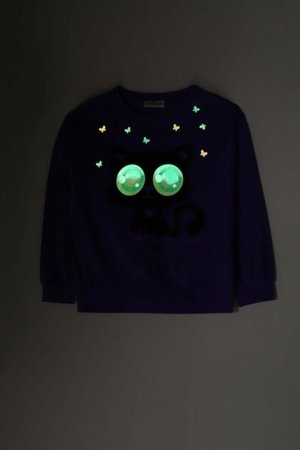 COCCODRILLO t-krekls RAVE GIRL KIDS, violeta, cm 