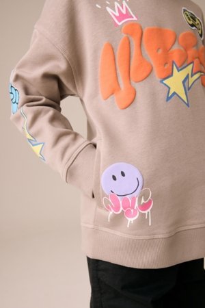 NEXT džemperis ar kapuci, F19705, 116 cm 