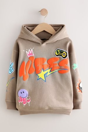 NEXT džemperis ar kapuci, F19705, 116 cm 