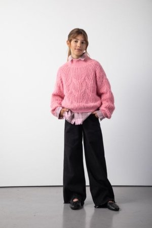 COCCODRILLO džemperis CRAFT PUNK GIRL JUNIOR, rozā, ZC5172501CGJ-007-128, 128 cm