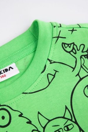 MOKIDA t-krekls MOKIDA COLLECTION BOY, zaļš, ZM5143206MCB-011-146, 146 cm