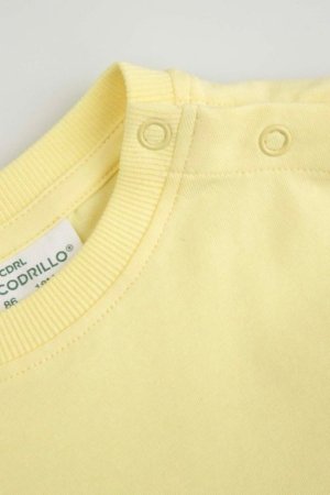 COCCODRILLO t-krekls ar īsam piedurknēm, dzelteni,  