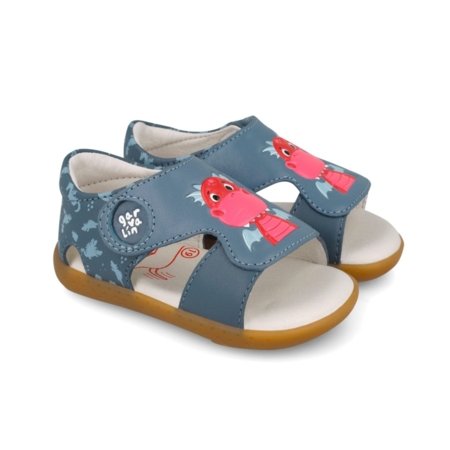 GARVALIN sandales, BAREFOOT, 262330-A556, 24 izmērs 