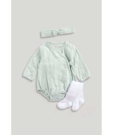 MOTHERCARE ķermenis, zeķubikses un galvas lente, LK396 74 