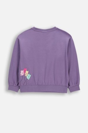 COCCODRILLO t-krekls ar garām piedurknēm, violeti, WC6143104SGK-016-092, 92 cm 