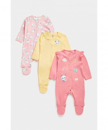 MOTHERCARE zīdaiņu kombinezons, 3 gab., EB493 622662