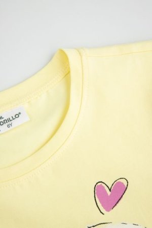 COCCODRILLO t-krekls EVERYDAY GIRL A, dzeltenie, cm