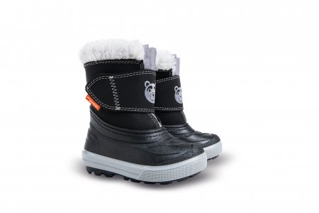 DEMAR sniega zābaki BEAR C, melni, 24-25 izmērs, 1507 1507 C 24-25