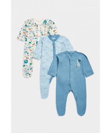 MOTHERCARE zīdaiņu kombinezons, 3 gab., EB793 625850