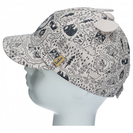 TUTU cepure ar nagu, bēša/melna, 3-006576, 44/48 cm 3-006576 beige/black