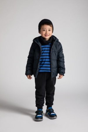 MOKIDA jakete OUTERWEAR, melns, ZM5152702OWR-021-152, 152 cm 