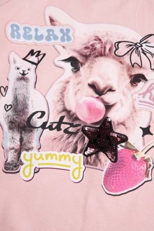 COCCODRILLO t-krekli CRAFT PUNK GIRL KIDS, rozā, ZC5143104CGK-007-110, 110 cm