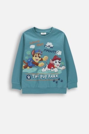 COCCODRILLO t-krekls ar garām piedurknēm, zali, 