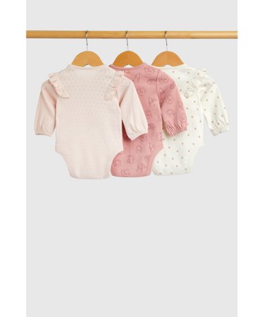 MOTHERCARE bodijs ar garām piedurknēm 3 gab., IF364 86 