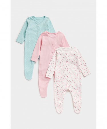 MOTHERCARE zīdaiņu kombinezons, 3 gab., EB746 624568