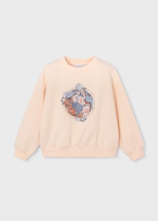 MAYORAL džemperis ar kapuci, salmon, 3.448-96, 140 cm 