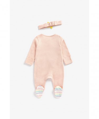 MOTHERCARE zīdaiņu kombinezons + galvas saite, BB654 566884
