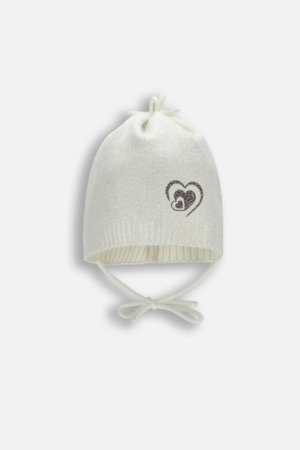 COCCODRILLO cepure ACCESSORIES SPRING GIRL, krēmveida, WC5364102ASG-003-046, 46 cm 