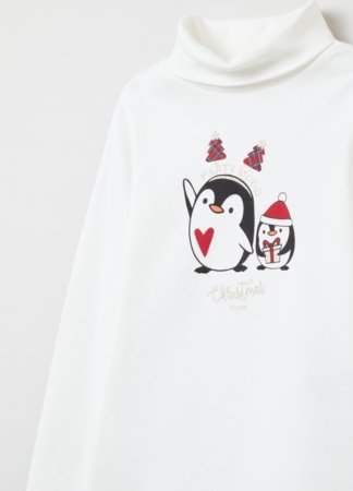 OVS GIRL3-10Y T-SHIRTS L/S 2H 9-10 WHITE 001912053 